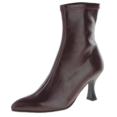 Miss Elastic - 78042 Ankle Boots, Burgandy 1
